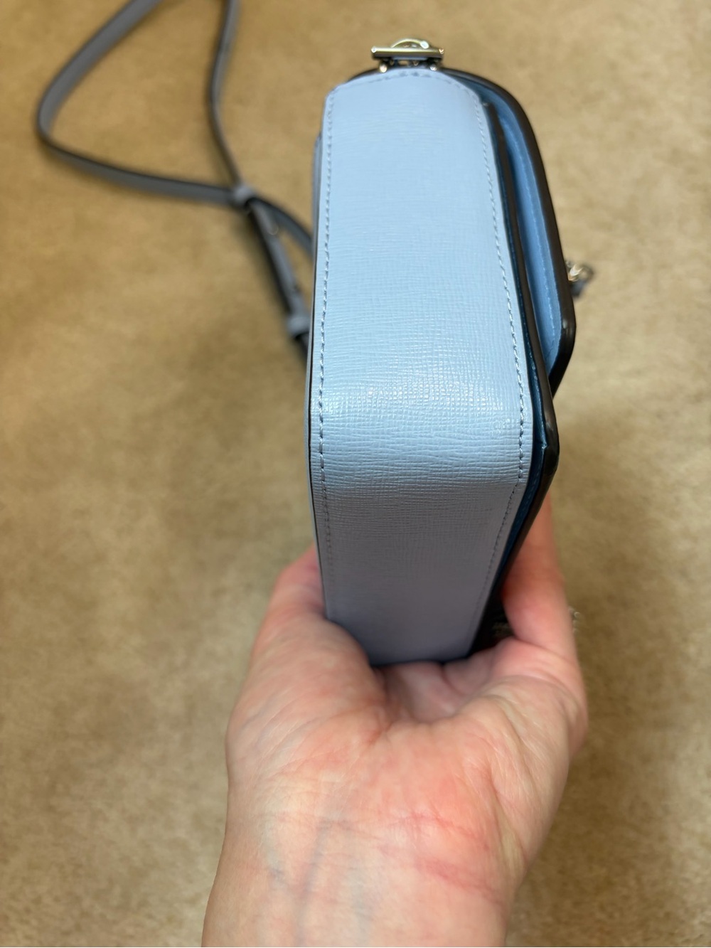 kate spade Morgan Flap Chain Wallet in Powder Blue - Picture 9 of 16
